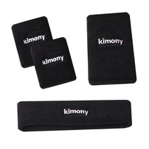 키모니 타월 손목아대 3개 헤어밴드 1개 세트