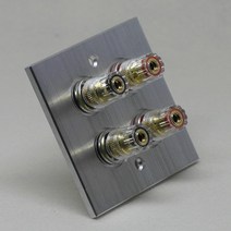 알루미늄 스피커단자 바인딩포스트 86x86mm binding post, 4p