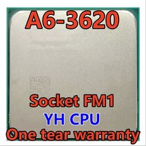최고의 품질 원래 A6-3600 A6 A6-Series 2.1 GHz (AD3600OJZ43GX) FM1 CPU 프로세서, 한개옵션0