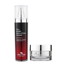 [퍼펙션 듀오 E.G.F 옴므 2종 세트] 셀 매직 스킨로션 옴므 140ml+셀 메모리 크림 50g, 셀 매직 스킨로션 옴므+셀메모리크림 50g