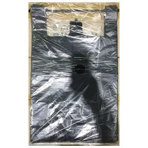 비닐봉투(검정 왕대 대원 100매)X10 비닐봉투 손잡이