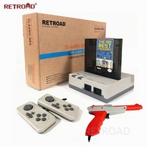 72p 60p 카트리지 retroad hm5 8bit classic edition 콘솔 zapp gun duck shooting이 장착 된 레트로 패밀리 비디오 게임 시스템, 단일