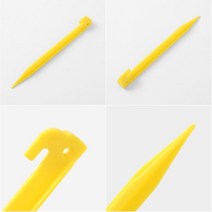 경량 입문자용 텐트 고정 플라스틱팩 예비팩 텐트단조 텐트핀