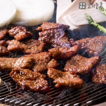 고기중독 부드러운 양념 꽃갈비살 치마살 1kg (500g+500g), 양념 꽃갈비살+치마살 1kg(500g+500g)