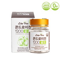 콘드로이친 1200 골드 곱상어연골71% 유기농 아가베 이눌린 어골칼슘 함유 화학첨가물 무첨가 프리미엄 콘드로이틴, 1개, 60정