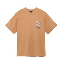 모노티브 오버핏 반팔 티셔츠 BOS Sand