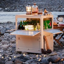 이지박스 미군박스 캠핑트렁크 폴딩 오픈형 다용도 리빙박스, 36L