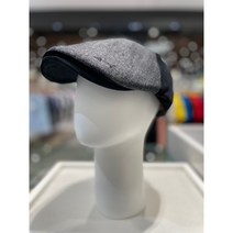 루이까스텔[NC강남] 22F/W LOUIS CASTEL 남성 골프모자 골덴 배색 닥스훈트 자수 도리구찌 헌팅캡, 블랙