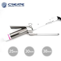그리에이트 티타늄 컬링 아이롱 TR360 화이트 웨이브 고데기, 그리에이트 티타늄 TR-360(25mm)