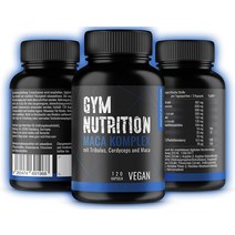 Maca Complex - 비건 마카 캡슐 고용량 3200mg Tribulus Terrestris 4500mg 블랙 마카 뿌리 캡슐 L 아르기닌 마카 캡슐, 120, Gym Nutrition