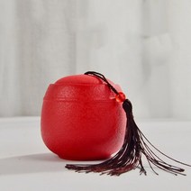 반려견장례 햄스터 장례 블랙 세라믹 관 거친 기념 용기 단단한 밀봉 항아리 쉼터 무덤 재 애완 동물 인