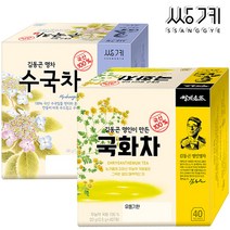 쌍계명차 김동곤명인차 40T 2종 혼합 80T 세트(국화차+수국차) /모음/꽃차/꽃잎차/환절기/침출차/티백