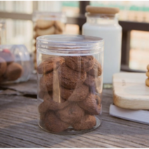 스크류보틀(017S)-112개/ 75x100mm / 쿠키용기 / 투명용기 / 쿠키케이스/원형케이스/원형쿠키통