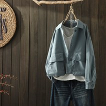 메이플스토리 심플 순면 쇼트 재킷 여자 캐주얼 베스트