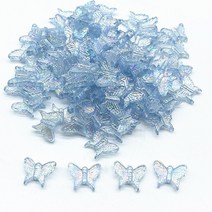 레고장식장 아크릴장식장 피규어장식장 유리장식장 15mm 컬러 AB 매력 나비 모양 아크릴 비즈 쥬얼리 만들, 01 13