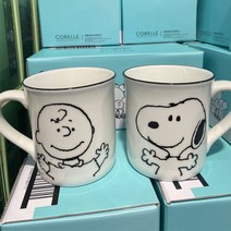 코렐 스누피 머그 2P