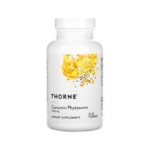Thorne 쏜리서치 커큐민 파이토솜 1000mg 120캡슐 Curcumin Phytosome Curcuma 강황 phospholipid 포스포리피드 인지질 류신 라우르산 칼슘