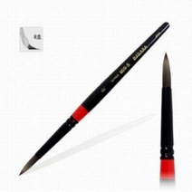 PGM1*^몰바바라 세필 80R-S 8호 미술붓 그림 품붓 재료 화방용 도구 가는 세밀한 용붓^*1췤pgm, a^^*옵션없슴