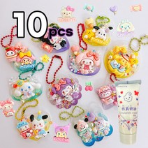 데코덴 아크릴 키링 10개만들기 SET 파츠40개 포함, 데코덴_아크릴 키링10개만들기 SET, 1개