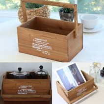 다니엘 핸들 박스 간식바구니 원목바구니 장난감바구니 빈티지바스켓 미니바구니 나무바구니 과자바구니 손잡