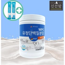 HACCP 인증 WPC 유청단백질 분말 500g 1통 독일산100% 최상급 분말 + 사은픔 증정, 300g