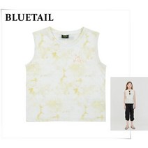 [AK분당점] [블루테일]레터링 포인트 카키 슬리브리스AXB2TS10KK