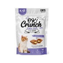 캣 간식 스낵 오케이 크런치 참치맛 60g 비스킷 고양이 이빨과자 치석제거 트릿