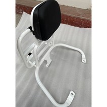 VESPA 베스파 프리마베라125 GTS300 GTV 튜닝파츠 화이트 프론트 리어 렉 캐리어 선반 브라켓, 스프린트/프리마베라, 리어캐리어등받이