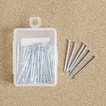 일반용 철못 50P 세트 (40mm) 피스 나사못 나무못 사무실 공구용품 휴대용 못, 상세페이지참조