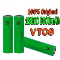 충전건전지 21700배터리 VTC6 3.7V 3000mAh 충전식 리튬 이온 배터리 18650 소니 US18650VTC6 30A 장난감 손전등 도구, 5 pcs