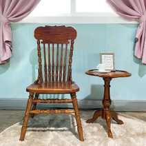 아트박스/스페이드가구 엔틱가구 영국형 브라운 의자 테이블 세트