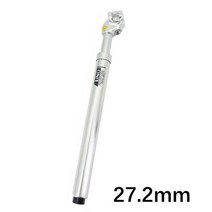 시트포스트 안장봉 UNO 시트 포스트 서스펜션 MTB 자전거 충격 흡수기 댐핑 초경량 마운틴 27.2mm 28.6 30 30.4 30.9 31.6 350MM 소프트 라이트10811, sliver 27.2mm