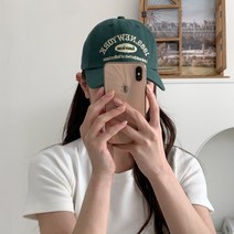 블루씨티 1989 뉴욕 레터링 자수 볼캡 모자