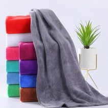 빠른건조 먼지없는 미용실 수건 극세사타올 극세사수건, 차콜(회색), 1장