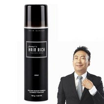 박명수흑채 박명수 헤어리치 스프레이흑채 120g+사은품 흑체 흑채스프레이 증모제, 1개, 흑색