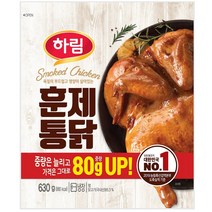 하림 훈제통닭 630g, 1봉