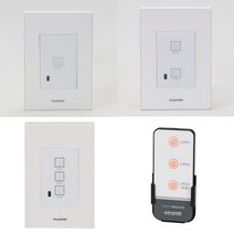 전자식 터치 스위치 리모콘 1구 2구 3구 4구 5구 6구 리모컨 나노아트2화이트