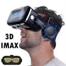 VR 헤드셋/Gogles 3D헤드폰 포함 가상 현실 안경 iOS 아이폰 13 Android, 상품선택