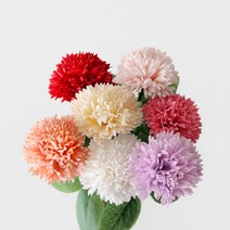 블루밍앤미 NEW 카네이션 비누꽃 (soapflower)-1P, 화이트