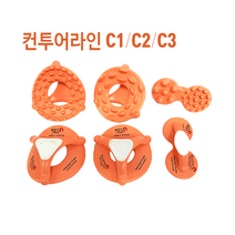 박정덕뷰접시 경락괄사 경락 마사지 도구 셀프, 이지컨투어C1(엉덩이/복부), 1개