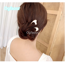 Ogfaour u형 소발비녀 완자머리 비녀 A23080307
