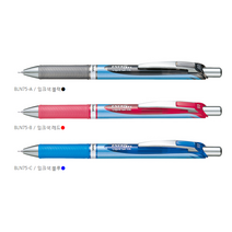 동아측기 [펜텔] 에너겔 노크식, BLN75AW-A 0.5mm 블랙(펄화이트 바디)