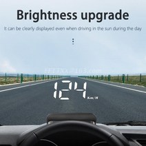 M3 최신 HUD 헤드 업 디스플레이 OBD2 모델 자동차 스타일링 과속 경고 앞 유리 프로젝터 알람 시스템 범용 자동 85DF
