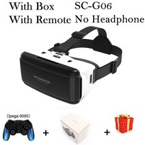 vr 기기 샤인콘 casque 헬멧 3d 스마트 폰 스마트 폰 헤드셋 기계 가성비 게임, 협력사, 1-헤드셋 추가 리모콘 없음