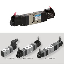 YJJKMALL_공압밸브 유압밸브 배관부품 배관공구 설비공구 KCC-5포트 공압솔레노이드밸브 KS320D 24V (1EA)+DHKRWKWLrJF, 이상품이에요, 이상품이에요