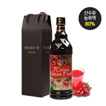 세븐네이처 산수유 농축액 80% / 국내산 산수유 엑기스 산수유원액 산수유주스, 900ml