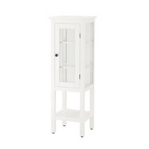 이케아 HEMNES 헴네스 키큰장+유리도어 수납장, 색상:화이트_103.966.42