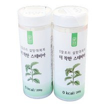 대평 설탕대신 스테비아 200g 더착한 가루 설탕 대체 천연 감미료, 2개