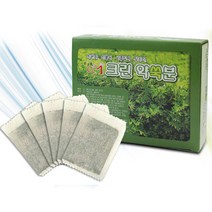 크린 약쑥분 30포 + 티백고정대 - 입욕제 족욕제, 상세페이지 참조