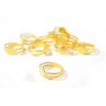 작품반지/공예용반지/반지재료/크기조절가능/금반지만들기/은반지만들기/꽃반지만들기, 은색